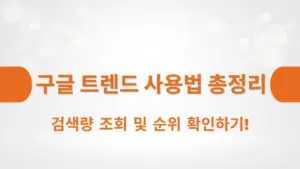 검색량 조회 및 순위 확인하기!